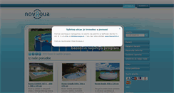 Desktop Screenshot of novaqua.si